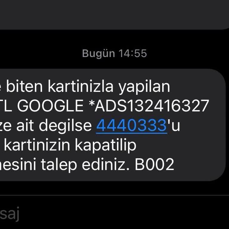 İzinsiz Kredi Kartı Çekimi