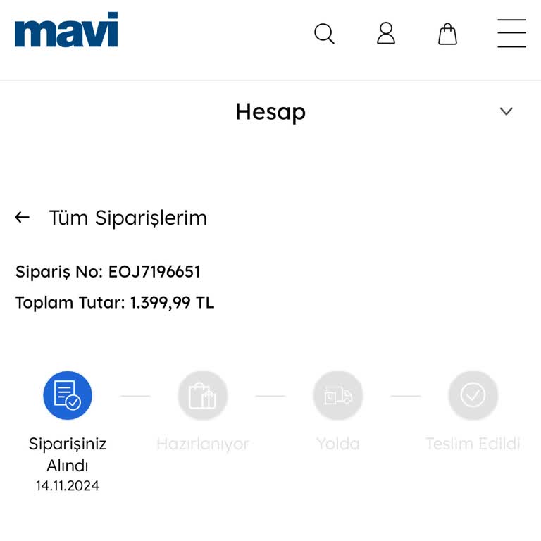 Mavi'den Siparişlerde Sürekli Kargo Sorunu