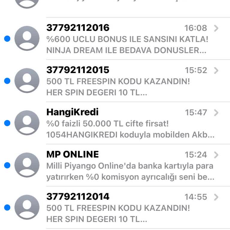Yabancı Numara Mesajlarından Kurtulma Çabası