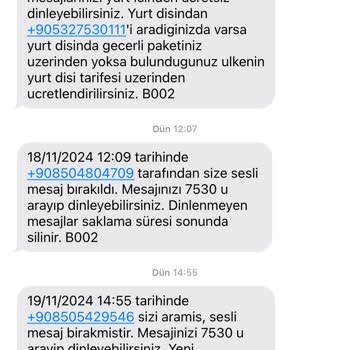 Sürekli Aramalar Ve Rahatsız Edici Mesajlar