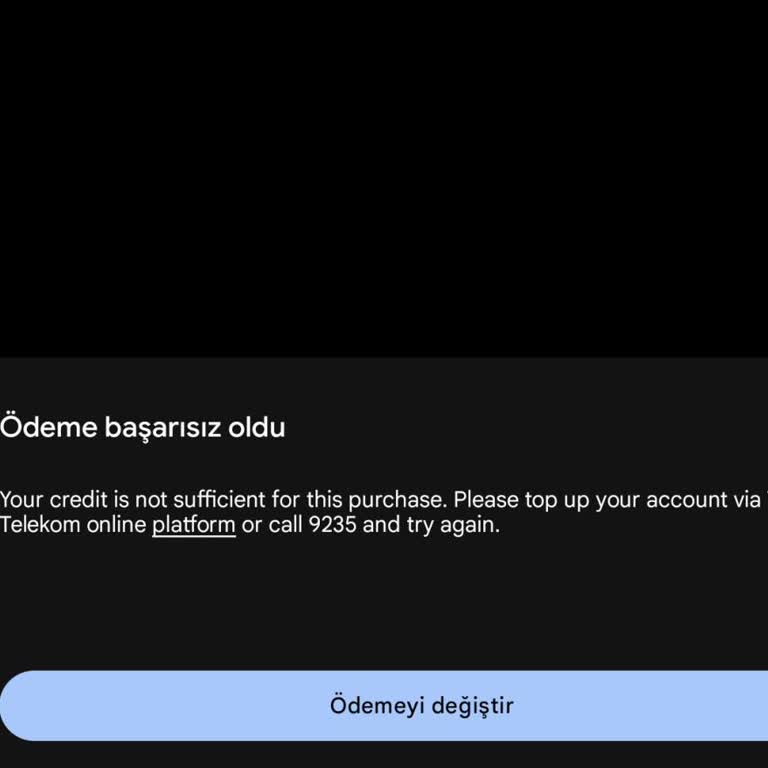 Google Play Bakiyesi Hatası Ödemeleri Aksatıyor