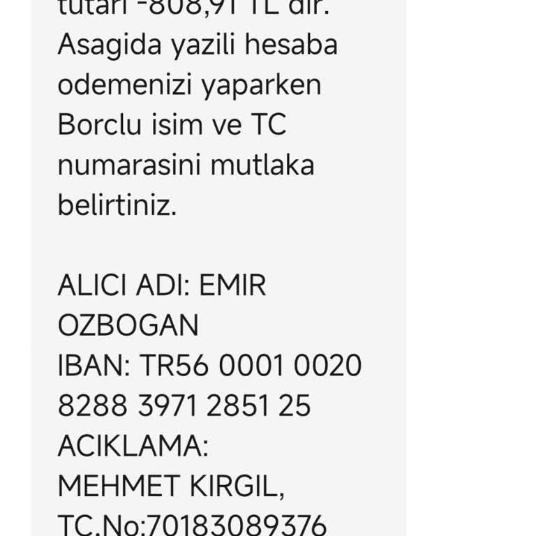 Kredi Kartı Borcu Ödendi, Ekstra Ücret Talebi Hakkında