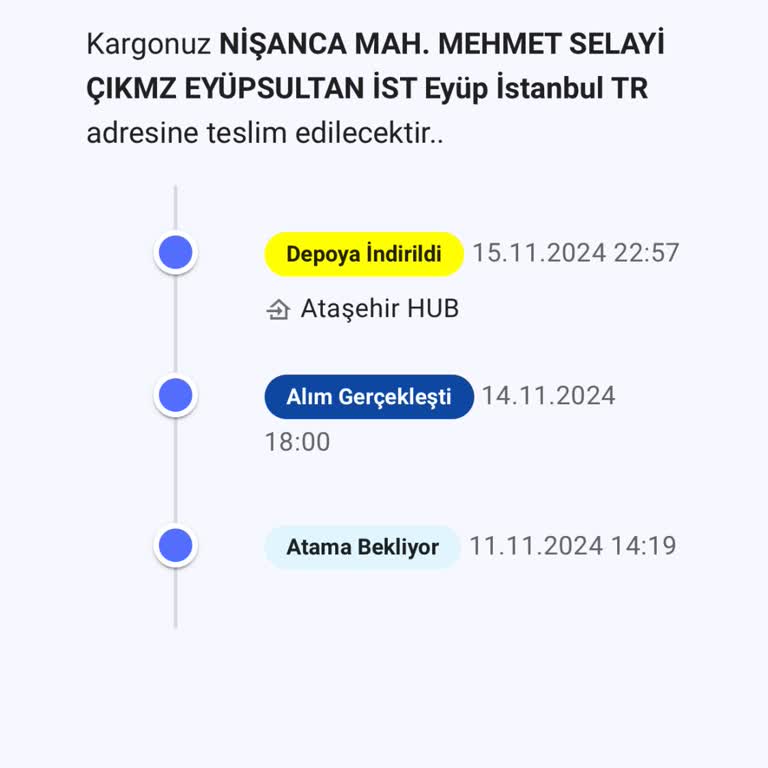 Karaca Ve Bovo Kargo İle Yaşanan Teslimat Sorunu