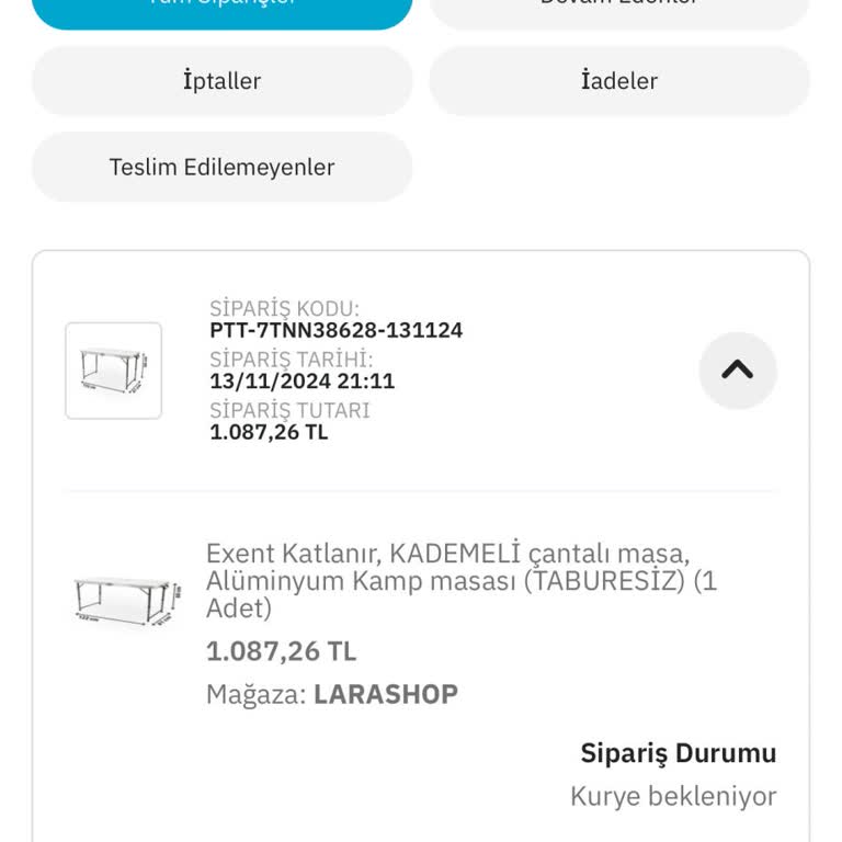 Kargo Gönderiminde Lara Shop Ve Epttavm İle Yaşanan Sorunlar