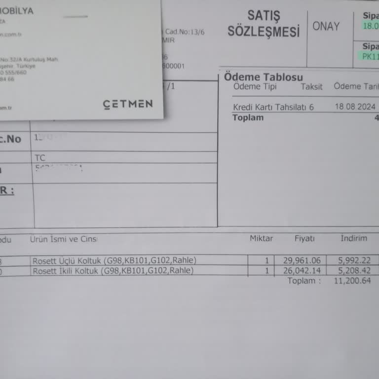 92 Günlük Bekleyiş: Çetmen'den Koltuk Teslimatında Büyük Gecikme