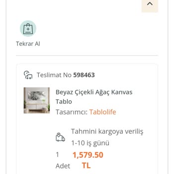 Siparişin Kargoya Verilmemesi