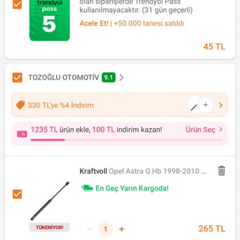 Trendyol'un Pass Paketi Süre Kısıtlaması Mağduriyeti