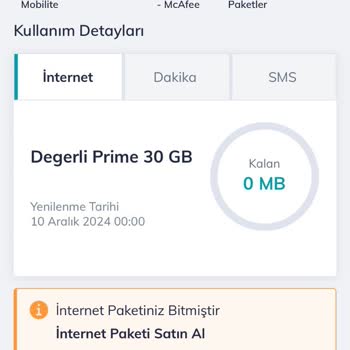 Hızla Tükenen İnternet Paketi Ve Yüksek Faturalar
