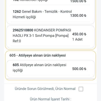 Kurutma Makinesi Arızası Ve Yetersiz Servis Hizmeti