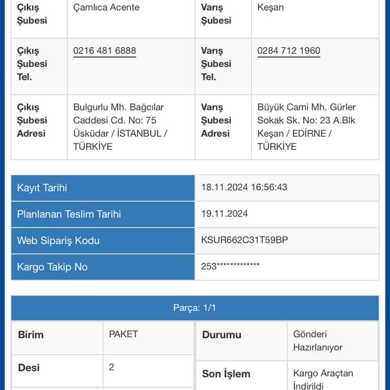 Sürat Kargo'da Ulaşılamayan Bilgi Ve İletişim Sorunu