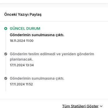 Sürat Kargo Teslimat Sorunu: Geciken Kargolar