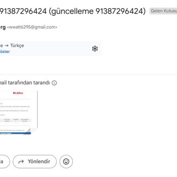 Yetkisiz McAfee Üyeliği Ve Yanlış Fatura Şoku