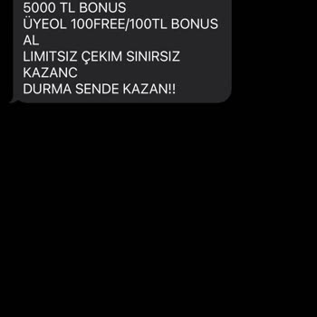 Vodafone Üzerinden Gelen İstenmeyen Mesajlar