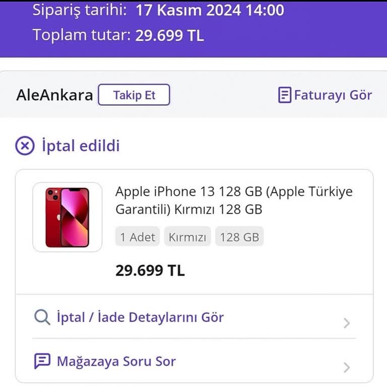 N11'de İptal Edilen Sipariş Ve Güven Sorunu