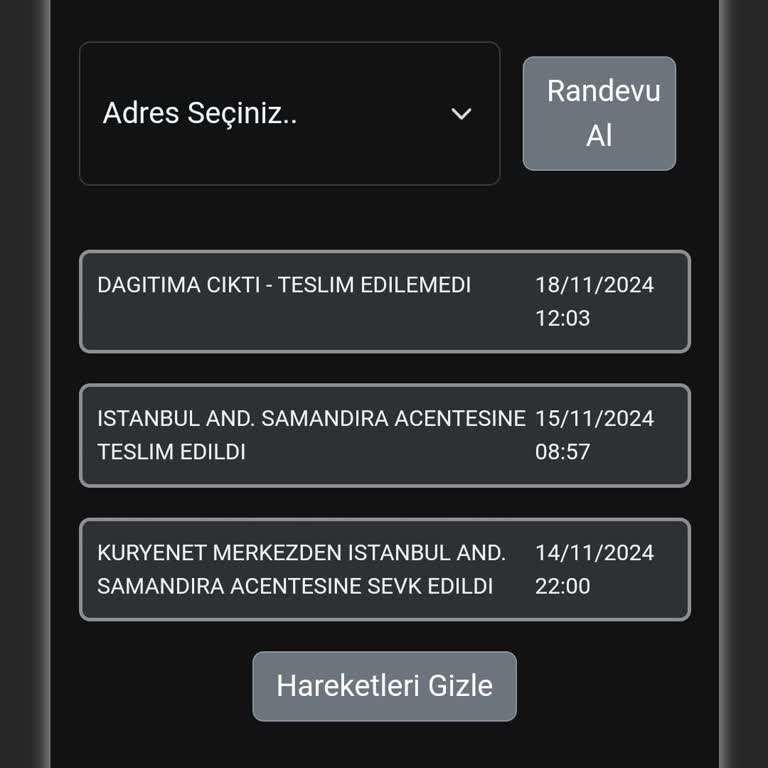 Kuryenet'in Teslimat Sorunu: Denizbank Kredi Kartıma Ulaşamıyorum