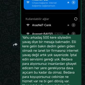 İnternet Hizmetinde Sürekli Bağlantı Sorunları