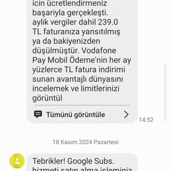 Yanlış Üyelik Mesajları Ve Haksız Fatura Şikayeti