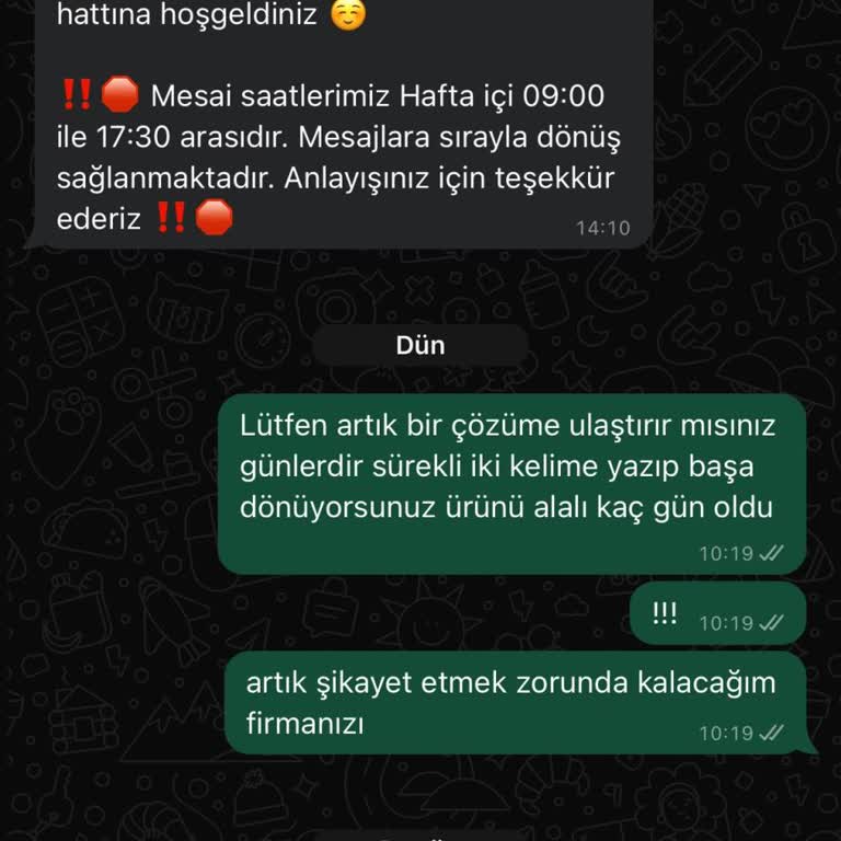 Yanlış Ürün Ve İlgisizlik