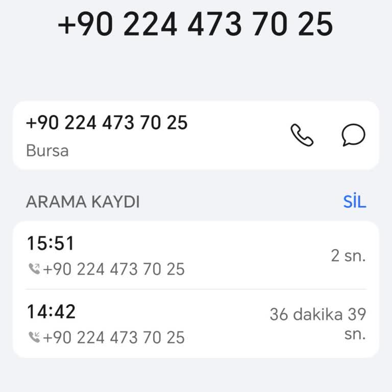 Şüpheli Arama!
