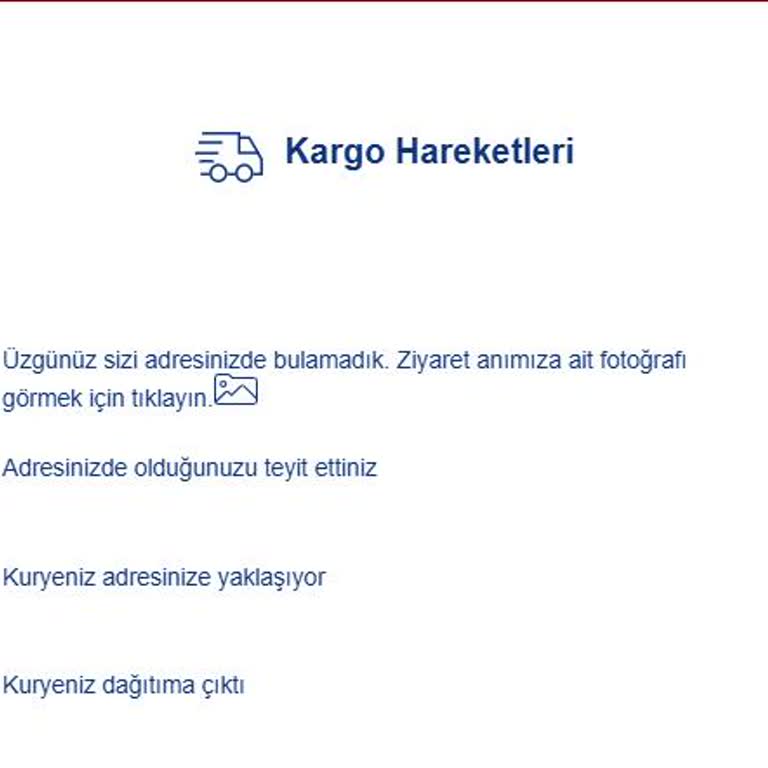 Kargo Teslimatında Yaşanan Hüsran