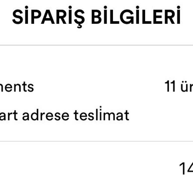 Teslim Edilmeyen Sipariş Ve İletişim Sorunları