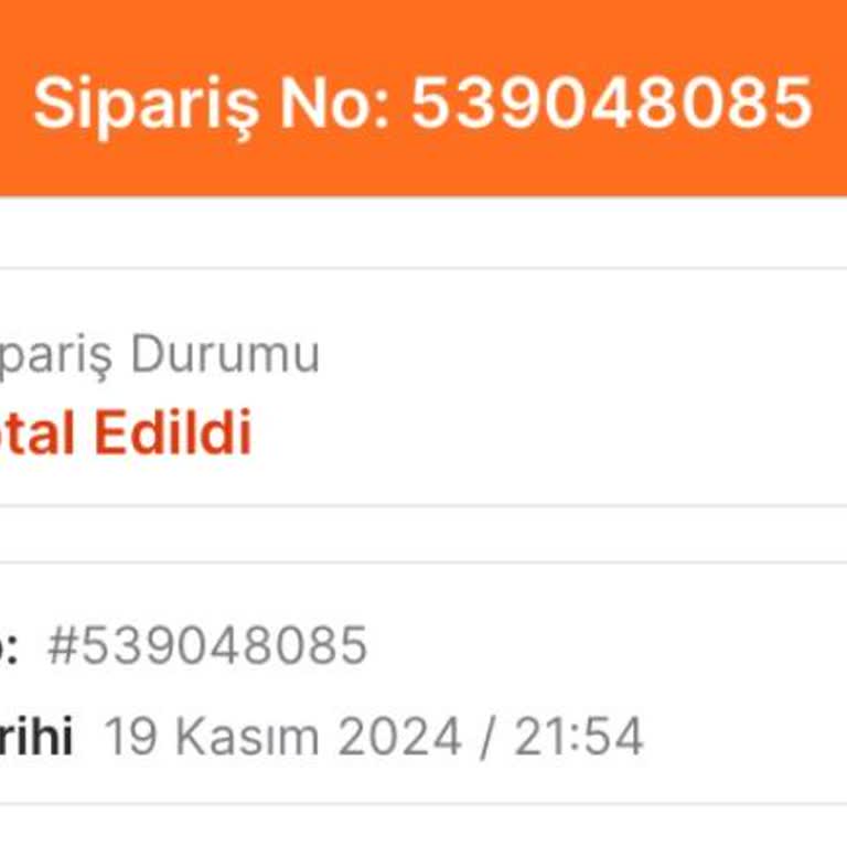 Beklenmedik Sipariş İptali İle Hayal Kırıklığı