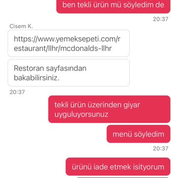 Eksik Sipariş Ve Yetersiz Geri Ödeme