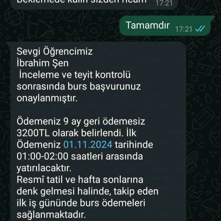 Sahte Burs Başvurusu Ve Kişisel Bilgilerin Kötüye Kullanımı