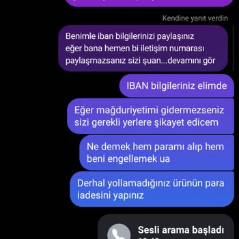 Yanlış Sipariş No Bahane Edilerek Engellendim
