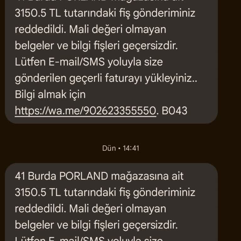 Kampanya Faturası Reddedildi Müşteri Hizmetleri İlgisiz