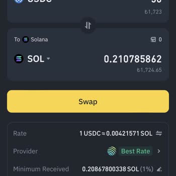 Binance Web3 Üzerinde USDC Çekim Sorunu