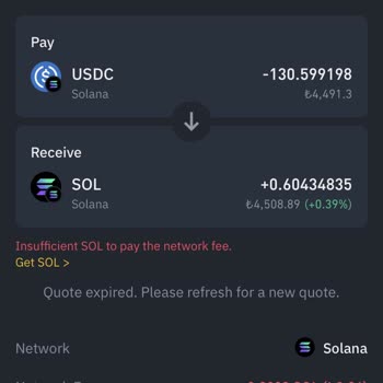 Binance Web3 Üzerinde USDC Çekim Sorunu