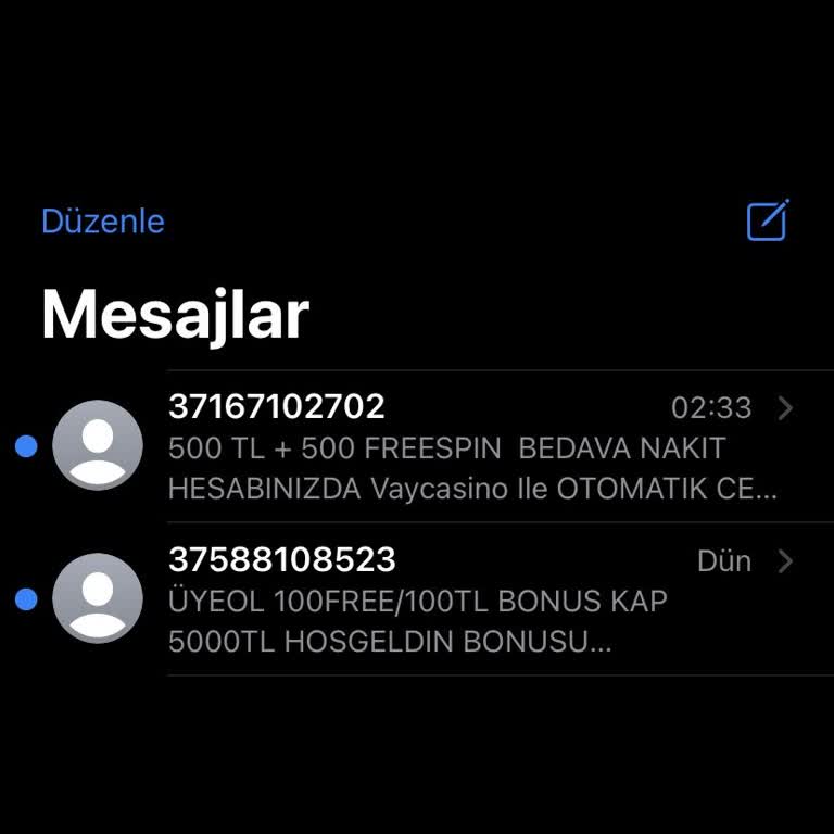 Vaycasino Sürekli Gelen Mesajlardan Bıktım!