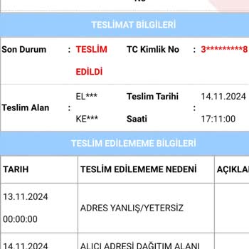 Aras Kargo Otosansit Şubesi Adres Sorunu Ve Teslimat Problemi