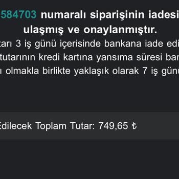 Yanlış Siparişler Ve İptal Sorunu