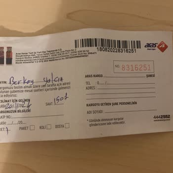 Adres Yanlışlığı Nedeniyle Teslim Edilemeyen Kargo