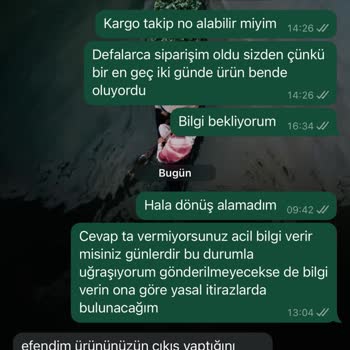 Eksik Ürün Teslimatı Ve İlgisiz Müşteri Hizmeti