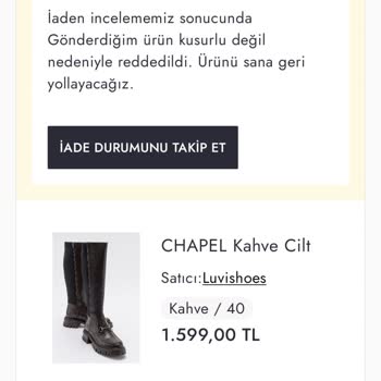 Kusurlu Ayakkabı Ve İade Sorunu