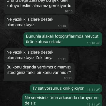 Kırık Televizyon Ve Sorumluluk Almayan İki Kurumsal Firma