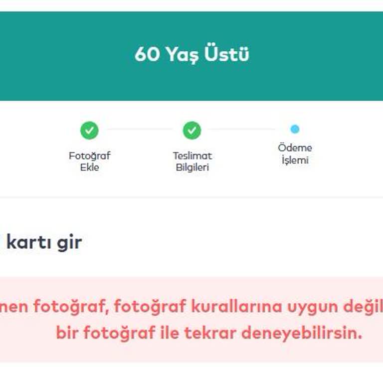 İstanbulkart Başvurusunda Fotoğraf Engeli