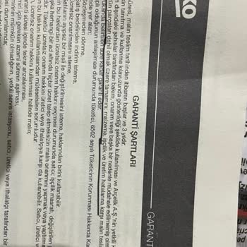 Beko TV Kumandası Pil Sorunu Ve Garanti Kapsamı