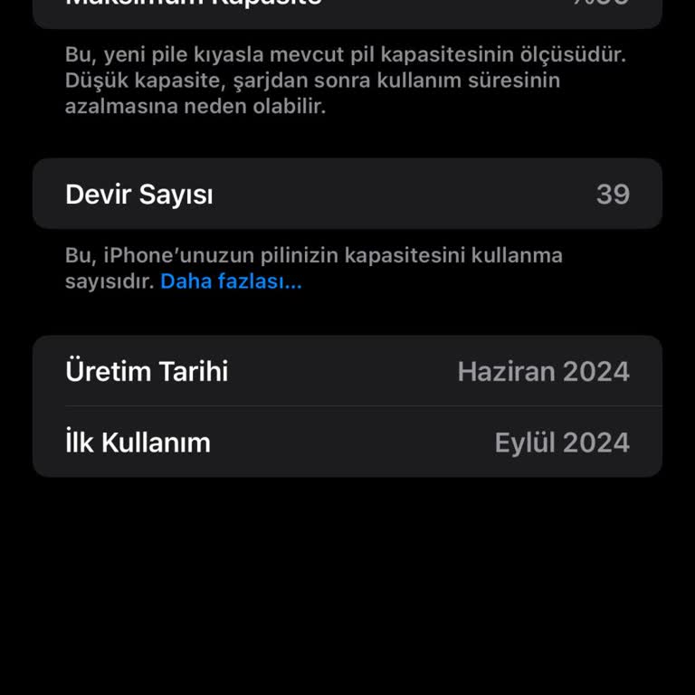 Yeni İphone'un Pil Sağlığı Sorunu