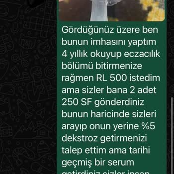 Eczanede Yanlış Serum Teslimatı Ve İlgisizlik