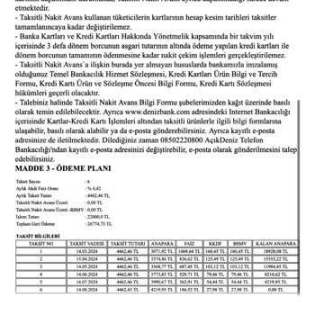 Denizbank'ta Anlamsız Borç Çilesi