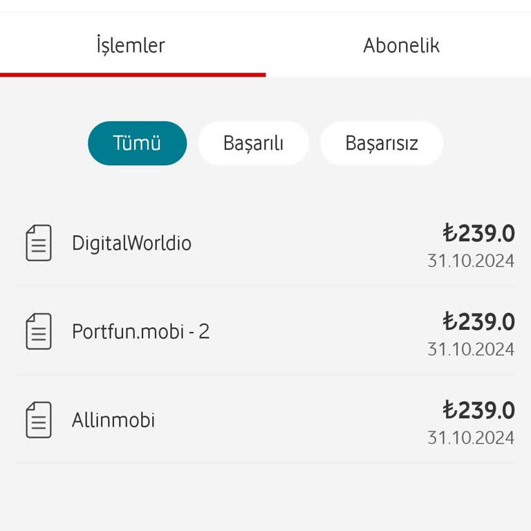 Portfun.mobi Habersiz Başlatılan Abonelikler Ve Faturaya Yansıtılan Ücretler!