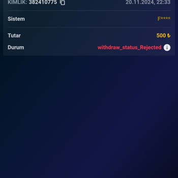 Promosyon Kodu Hatası Ve Ödeme Sorunu