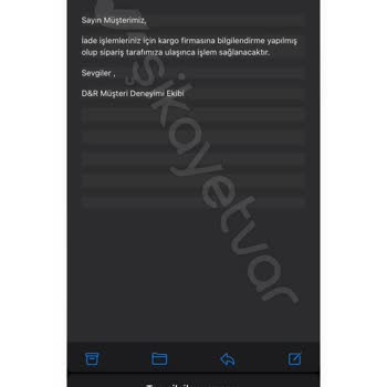 D&R'dan Alışverişte Yaşanan Korkunç Deneyim Ve İade Sorunu