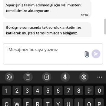 Teslim Edilmeyen Sipariş Ve Çözülmeyen Problem