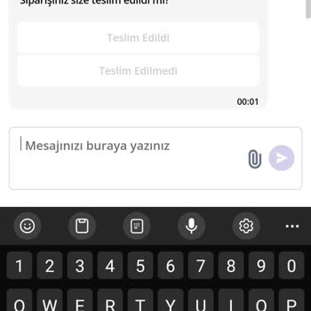Teslim Edilmeyen Sipariş Ve Çözülmeyen Problem