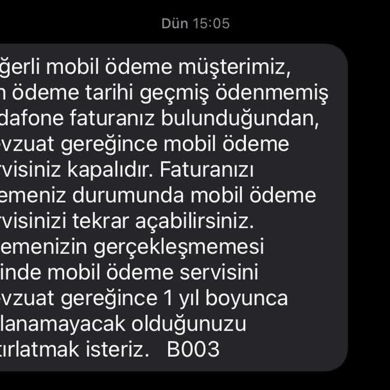 Vodafone Pay İle Sürekli Sorunlar Ve Yanıltıcı Bilgilendirme